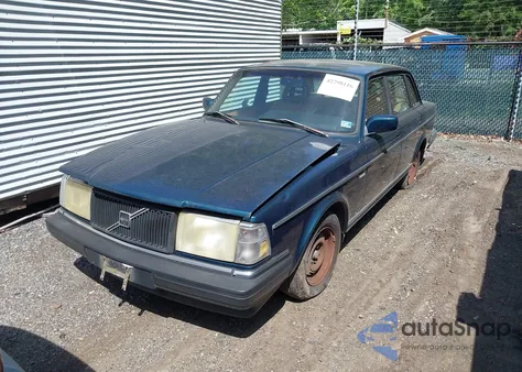 1992 Volvo 240 Gl from USA, damaged, VIN YV1AS8802N1473105